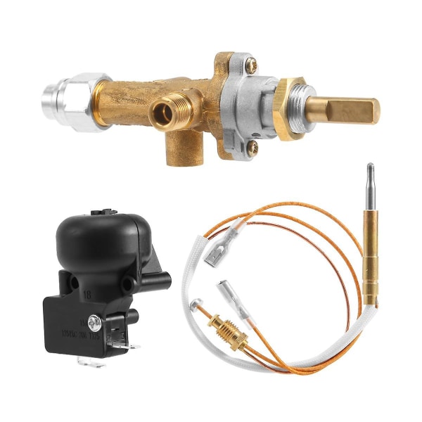 Gas Patio Varmeapparat Kontrolventil Termoelement Sensor Dump Switch Knap Propan Bålplads Kontrol Sikkerhed