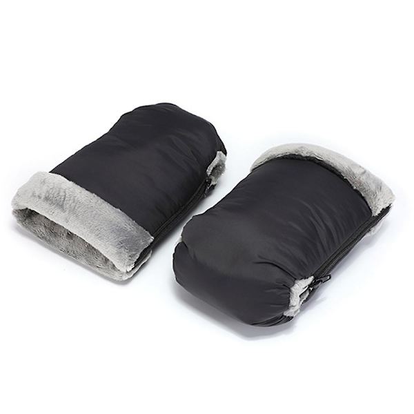 Baby Stroller Håndmuff Koselige Muffer Håndhansker Barnevogn Handlekurv Glidelås Muff