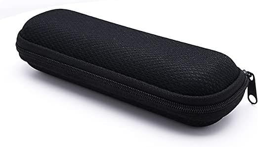 1 Svart Etui Til Å Oppbevare Brillene