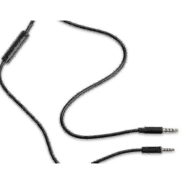 1,8 m kabel for Sennheiser Momentum 2.0 med volumkontroll og mikrofon - inline ledning - svart