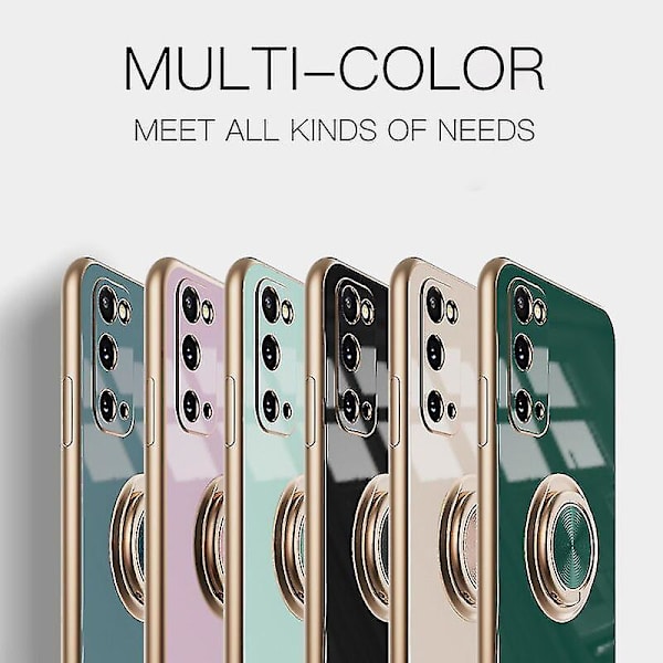 Galvaniserat stöttåligt fodral kompatibelt med Samsung Galaxy S23 Ultra/s23plus/s23 med magnetiskt stativ White S23 Plus