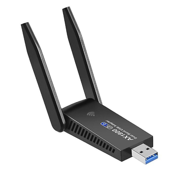 Wifi 6 USB sovitin Ax1800 2,4g/5ghz langaton Wi-fi-sovitin Verkkokortti USB 3.0 Wifi6-sovitin Wi-Fi:lle