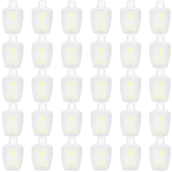 25 st 60 ml Heligt Vattenflaskor Plast Heligt Vattenbehållare Heligt Vatten Tom