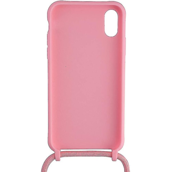 Kompatibel med Iphone Xr Case, Mobiltelefon Kedjefodral, Silikon Rep Snöre Halsband