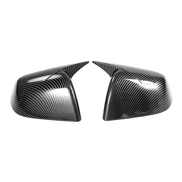 For Tesla Model Y 2020-2021 Utvendig Speilhus Deksel Karbonfiber Utseende Sidespeil Deksel For Tesla Model Y