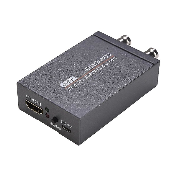 Ahd/tvi/cvi/cvbs till-kompatibel omvandlaradapter Hd 1080p/720p videoomvandlaradapter för konvertering