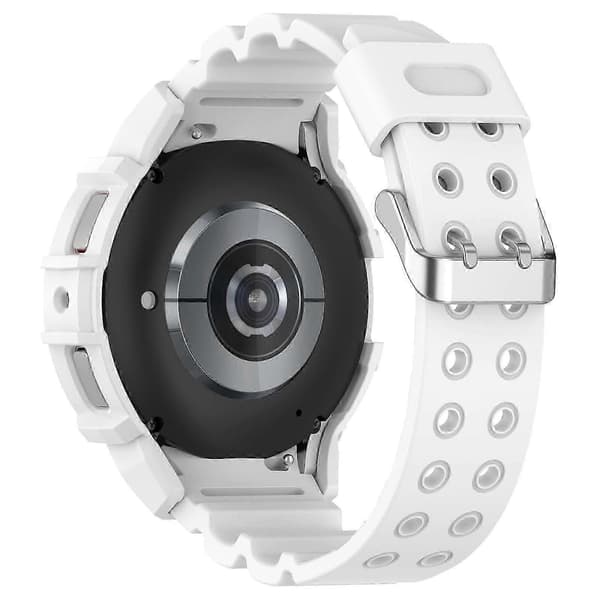 Silikonerem + Urkasse til Samsung Galaxy Watch 7 40mm White