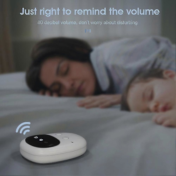2025 Nytt Delat Sängvätning Alarm Med Ljud Vibration Lättviktig Potträning Påminnelse För Pojkar Flickor Barn