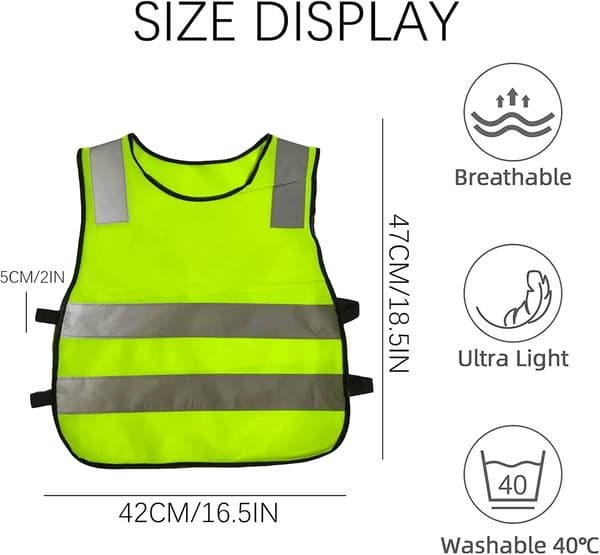 Reflekterende Vest for Barn 2 stk Refleksvest for Barn