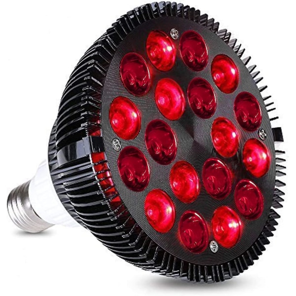 Rødt Lys Terapi Lampe, Wolezek 36w 18 Led Infrarød Lys Terapi Enhed, 660nm Rød Og 850nm Nær Infrarød Combo Rød Lys Pære