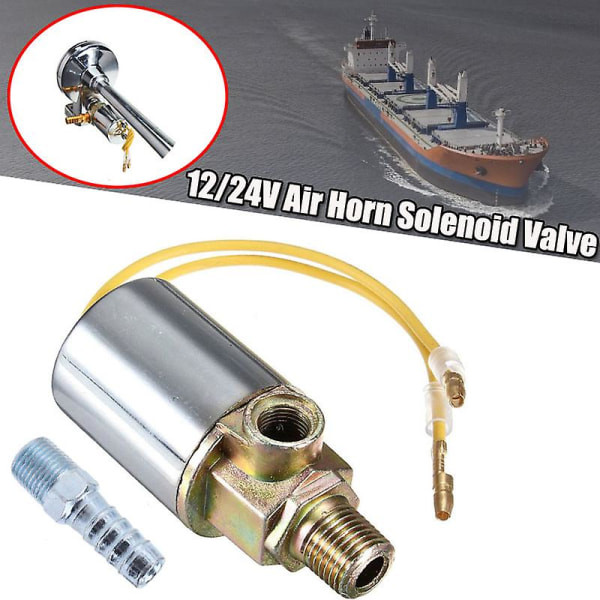 12v / 24v solenoidi-ilmaventtiili, raskas sähköventtiili 1/4\" Npt 180 Psi autojuna-kuorma-auto-veneen ilmatorvi lisävarusteet
