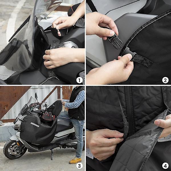Knäskydd Benöverdrag För Scootrar Motorcykel Vintertäcke Vindtätt Vattentätt För Honda För Vespa