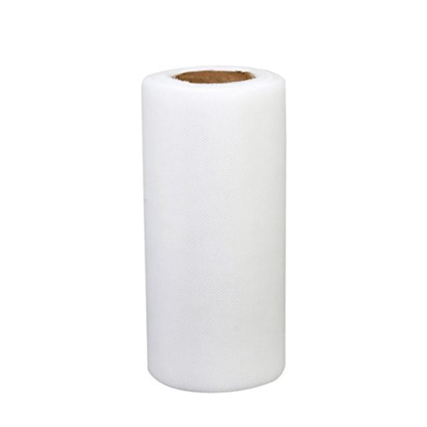 Hvid tyl nederdel Tutu stof Tulle Craft bånd Gavebånd præsenterer mesh stof