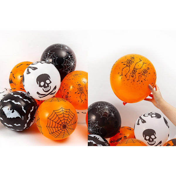2-pack Halloween-docka handgjord uggla figur prydnad för Hallo