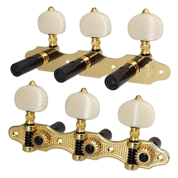 6x 1:18 Akustisk gitarr maskinhuvuden gitarrsträngstämningspinnar nyckel