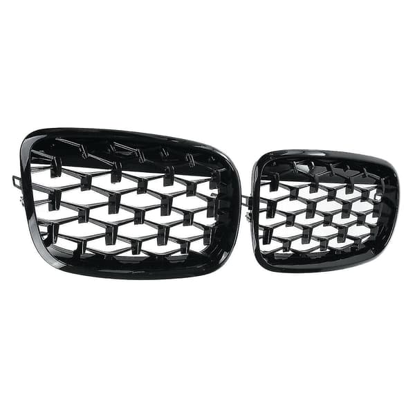 Bil Diamant Griller Front Nyre Krom Mesh Gitter Bil Tilbehør Til E70 E71 E72 X5 X6 2007-2013