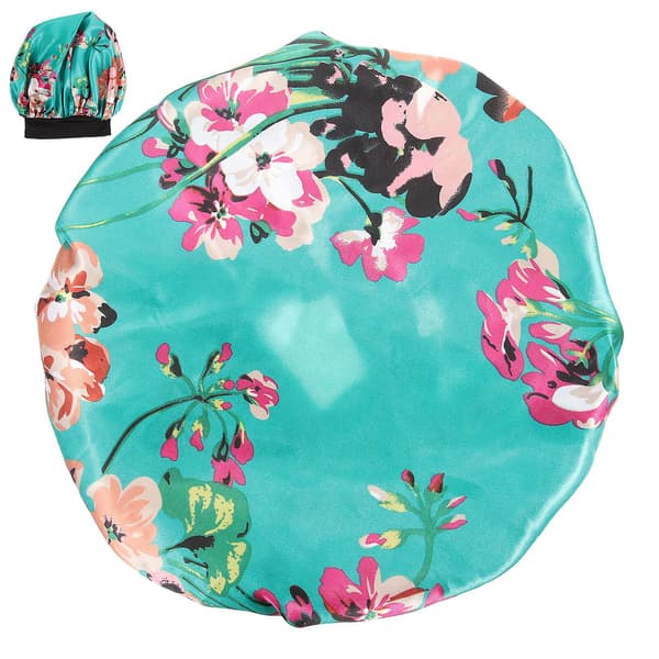 Satin Bonnet Sovmössa Elastisk Bonnet Sovhatt Kvinnor Sle