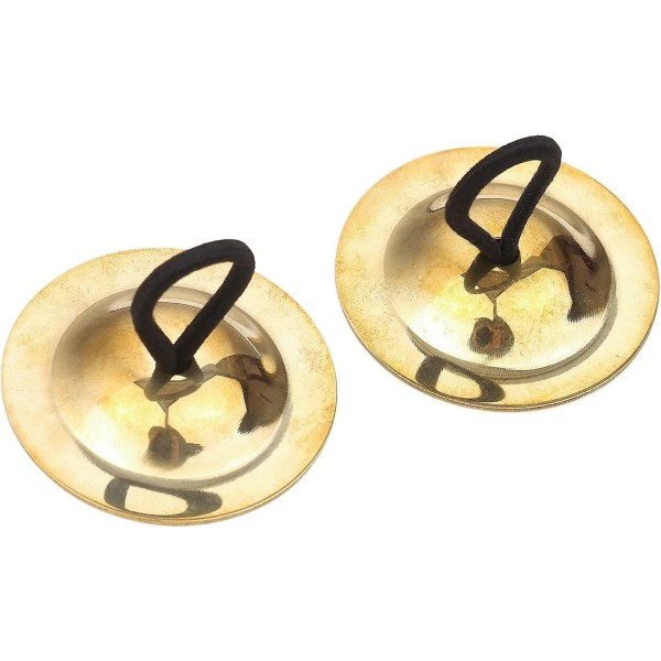 2 st Fingercymbaler för Magdans Guld Musikinstrument