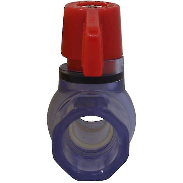 PVC kugleventil 40mm klæbeventil kugleventil kugleventil kuglebassin (indre diameter 40mm)