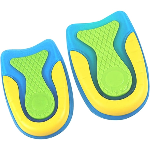 2 par ortotiske innleggssåler Plantar fasciitt innleggssåler skomatte silikon hælskåler hælputer for sko hæl støttepute absorpsjon innleggssåler halv innleggssåle gel halv størrelse pute plugg-inn sportssko indre såle: å ha på seg: laget av godt materiale, som er og behagelig å ha på og beskytte hælen din.Hælinnsats: silikon hælskål. Pustende å ha på: den har en sterk absorpsjon til svetten din, og pustende nok til å ha på.Hælputer: for langvarig bruk.Hælputer: Stretchy Foot Heel Innleggssåler Trefarget Foot Cushion Unisex Hælputer Absorpsjon Halv Innleggssåler Myk Hælpleie Sko Puter for Menn Mann Dame Dame.Sko Puter For Høye Hæler: Dekompresjonseffekt: hæl innleggssålene gir også trykkfordeling.Pakken inkluderer2 x par sko hælputerFunksjoner- Størrelse S: 10x7x1.5cm/ 3.93x2.75x0.59 tommer komforthælkopp.- Dekompresjonseffekt: hæl innleggssålene gir også trykkfordeling hælputer.- Rimelig konstruksjon: med absorberende for å gi fantastisk støtte og komfort til hælene dine hele dagen hælputer.- Farge: Assortert farge sko indre såle.- Størrelse L: 11.3x7.5x1.7cm/ 4.44x2.95x0.66 tommer halv innleggssåle.- å ha på seg: laget av godt materiale, som er og behagelig å ha på og beskytte hælen din hæl innlegg.- Pustende å ha på: den har en sterk absorpsjon til svetten din, og pustende nok til å ha på bue støtte innleggssåle.- Materiale: SEBS, TPE og stoff silikon hælkopper.- En praktisk gjenstand for de som trenger å gå en stund hælputer for sko. L