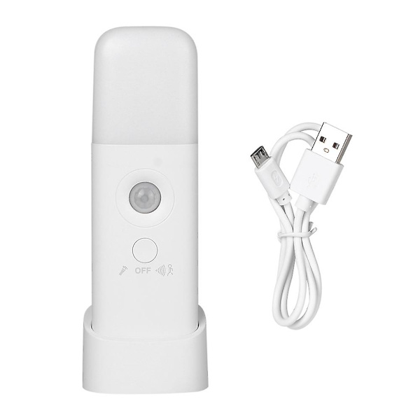 Bærbar LED-lys Intelligent lommelygte Menneskekrop induktion lampe til skab gang trapper USB opladning