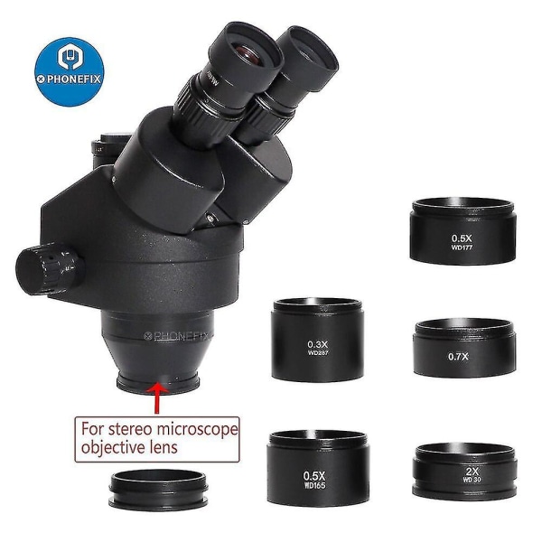 0,5x 0,7x 1,0x 2,0x hjelpeobjektobjektiv mikroskopkamera