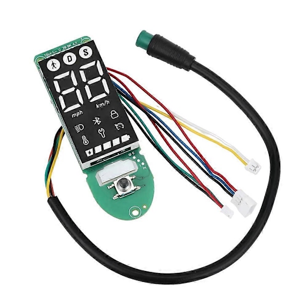 Bluetooth Scooter Dashboard för Elektrisk Scooter 4 Display Instrument Kretskort Kickscooter Ersättningsdelar