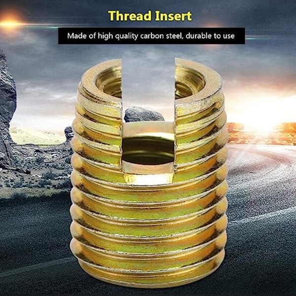 M10 M6 Adapter - Gevindindsatser 20 stk. 302 Kulstofstål Selvskærende M4*M6.5*8(5 pieces) *4