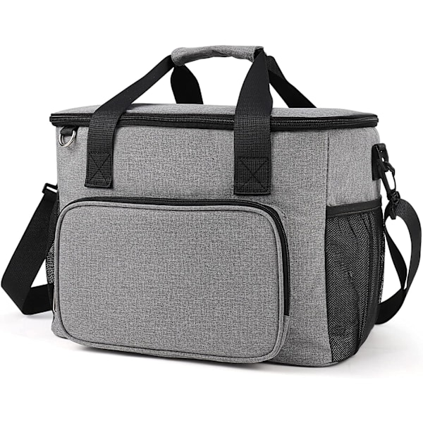 Kjølebag 20 L, Stor kjølebag med flaskeåpner, piknikbag, vanntett kjølebag, ideell som piknikbag på farten