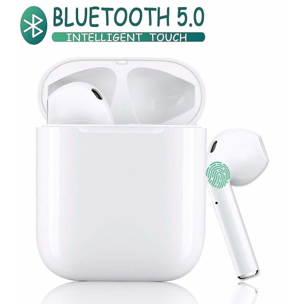 I12 Bluetooth kuulokkeet Langattomat kuulokkeet Bluetooth kuulokkeet Bluetooth 5.0 -nappikuulokkeet Automaattinen pariliitos Melua vaimentavat kuulokkeet In-ear