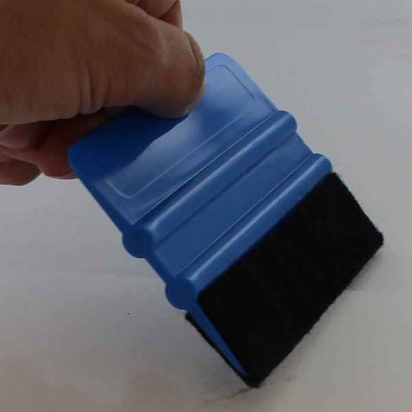 Plast Squeegee med Filtkant 4 Tum för Bilskrapa Dekal