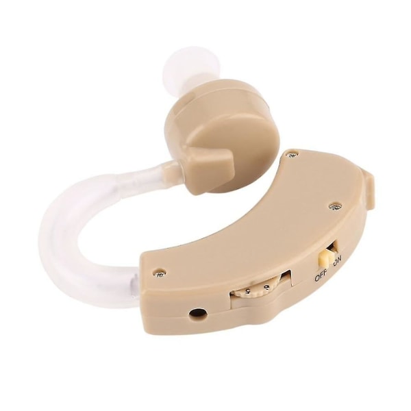 Plast Super Mini Justerbare Høreapparater Ørelydforsterker Volum Tone Lytt Høreapparatsett Krok i øret Jz-1088a Ørepleie