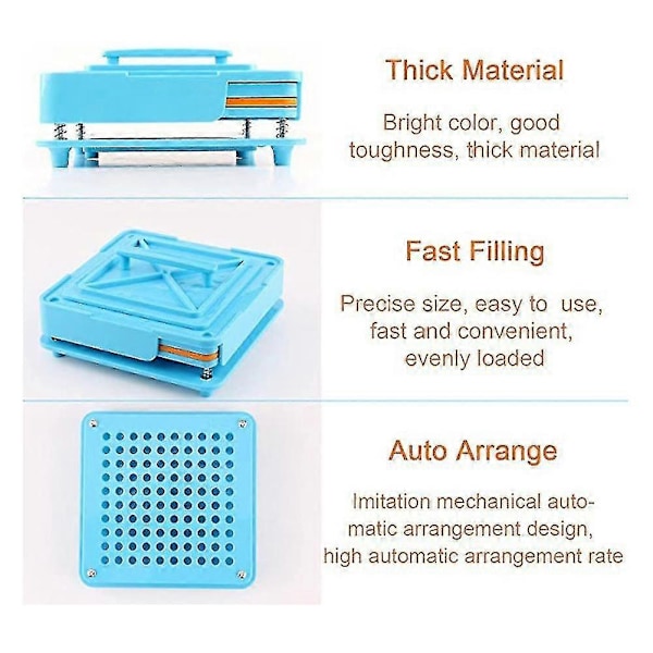 000 -100 Huller Abs Kapselfyllplate/kapselfyllutstyr/manuell kapselfylling Emballasje
