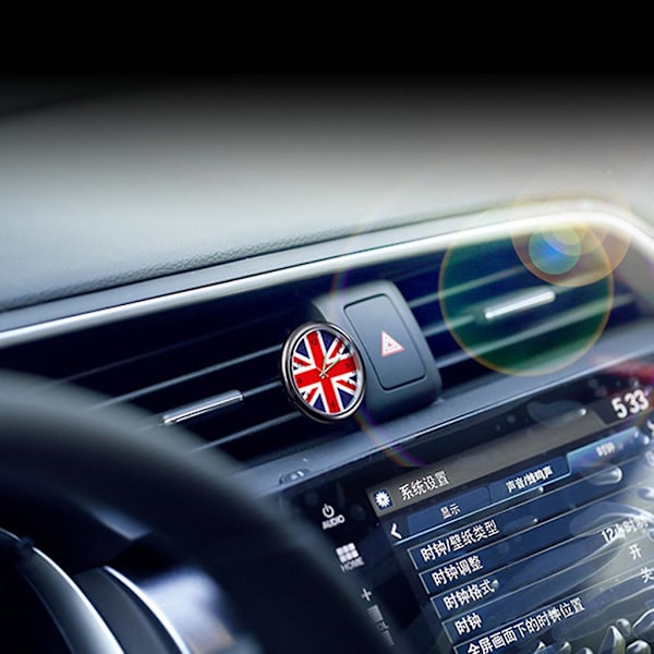 Bilmåler Ur Quartz Analog Ur Interiør Digital Auto Instrumentbræt Dekor