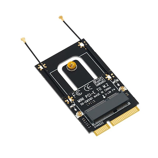 M.2 Ngff til Mini Pci-e Adapter Konverter Udvidelseskort M2 Key Ngff E Interface Til M2 Trådløs Blu