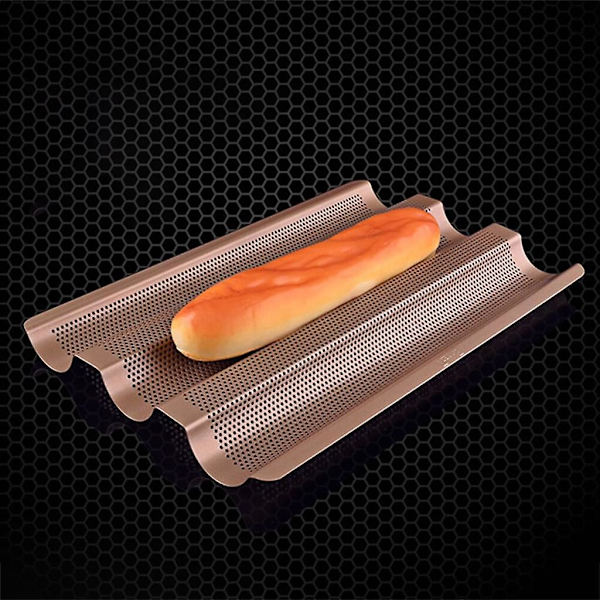 Baguette Bageform Ikke-klæbende Bagebakke Rustfrit Stål