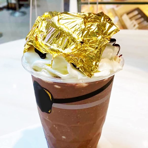 Ätbara 24k guldfolie ark, 30 ark äkta guldfolie ark foliepapper för tårta choklad dekoration bageri bakverk matlagning skönhet Routi