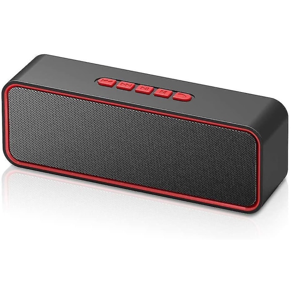 Trådlös Bluetooth-högtalare, bärbar Bluetooth 5.0-högtalare, med dubbla drivrutinsbas, 3d-stereo, FM-radio, handsfree-funktion, inbyggt 1500 mAh-batteri