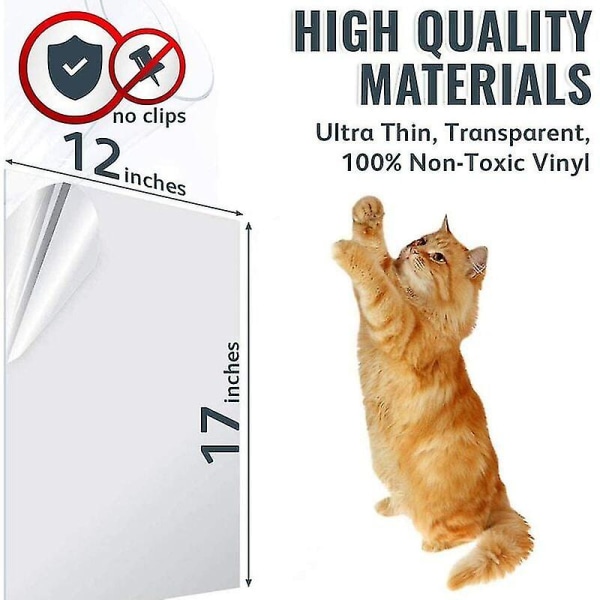 Transparent Anti-Scratch Cat Tejp - 8st möbelskydd