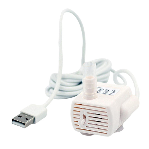 Springvandspumpe Lavt Energiforbrug Elektrisk Stille Justerbar USB