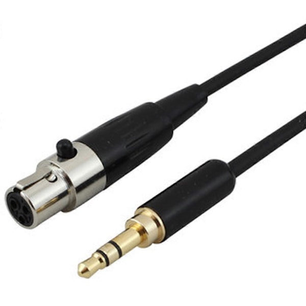 3,5 mm Jack til 3-pin Mini XLR Hunn for BM800 PC Hodetelefon Mikser Mikrofon Stereo Kamera Forsteker 0.