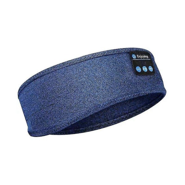 Varmt salg Bluetooth Musikk Søvn Øyemaske Hodebånd Bluetooth Sport Turban Snakk Hodebånd Yoga Hodebånd - Svart - 2 stk