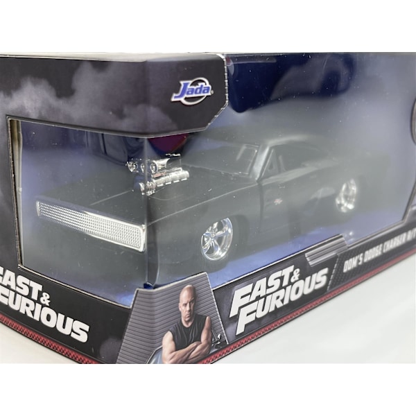 Fast and Furious Doms Dodge Charger R/T Mat Sort 1:32 Skala Jada 253202000 97214