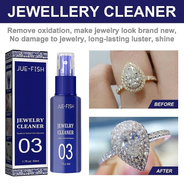 Renekton Jue Fish Jewelry Cleaner Rengjøring Diamantring Halskjede Gull Rengjøring Rustfjerning Ash Cleaner