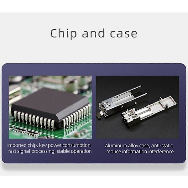 Gigabit RJ45 SFP-modul 10/100/1000 Mbps SFP Kobber RJ45 SFP Transceiver Gigabit Ethernet Switch