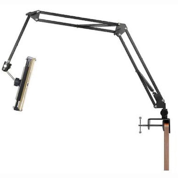 Tablet-stander til seng Tablet holder til seng Tablet-standerholder 360 grader drejelig med stabil aluminiumarm til iPad, tablets, telefoner eller andre enheder