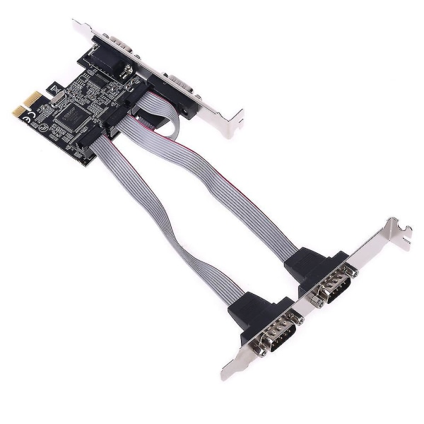 Txb071 Pci Express -lisäkortti 4 portin sarjakortin nousukortit Multi Rs232 Db9 Com Pcie -laajennussovitin