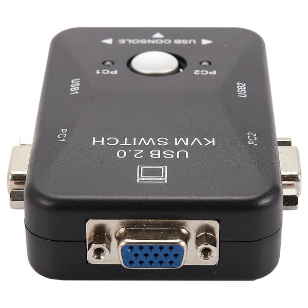 Usb Kvm-switch Switcher 2 Port Vga Svga Switch Box Usb 2.0 M