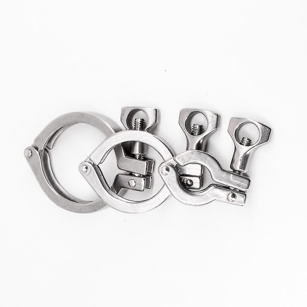 K25.4-233mm 0.5 Quot; 0.75 Quot; 1 Quot; 1.5 Quot; 2 Quot; 2.5 Quot; 3 Quot; 4 Quot; 5 Quot; 6 Quot; Tri Clamp Sus 304 Rustfritt Stål Sanitær Rør F K106mm 310g