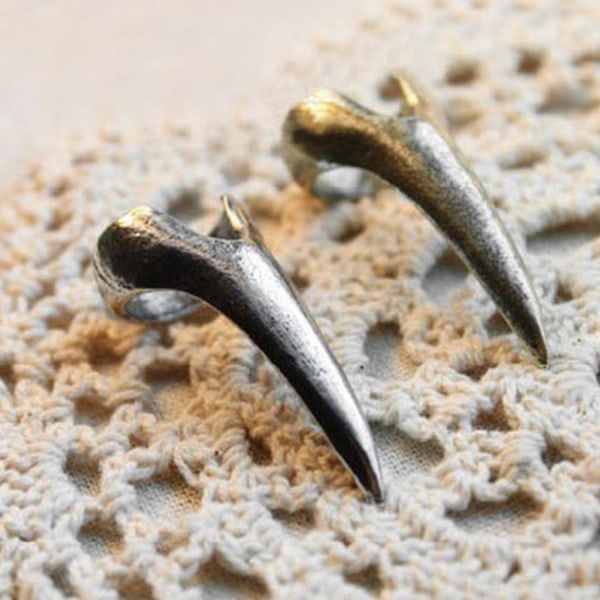 Punk 10 stk/sett Eagle Claw Rings Gotiske Finger Nail Claw Metal Finger Tip Rings